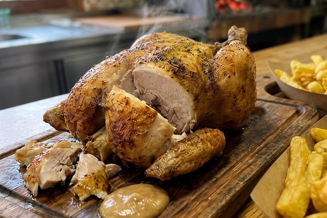 Así saben los menús de pollo de corral para llevar en Ourense - Imagen 1