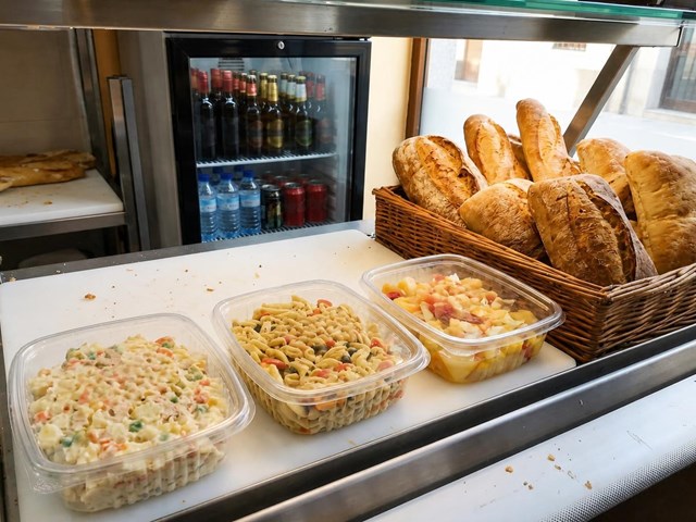 Completa tu mesa: ensaladas, pan del día y bebidas para llevar en Ourense